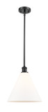 Pendants Glass Down by Innovations ( 405 | 516-1S-BK-GBC-121-LED Ballston ) 