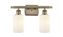 Bathroom Fixtures Two Lights by Innovations ( 405 | 516-2W-AB-G801-LED Ballston ) 