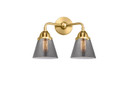 Bathroom Fixtures Two Lights by Innovations ( 405 | 288-2W-SG-G63 Nouveau 2 ) 