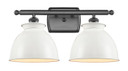 Bathroom Fixtures Two Lights by Innovations ( 405 | 516-2W-OB-M14-W Ballston ) 