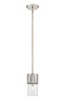 Mini Pendants Glass Down by Innovations ( 405 | 428-1S-SN-G428-7CL Downtown Urban ) 