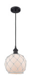 Mini Pendants Cable by Innovations ( 405 | 516-1P-BK-G121-8RW-LED Ballston ) 