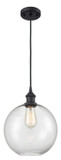 Mini Pendants Glass Down by Innovations ( 405 | 516-1P-BK-G122-10 Ballston ) 