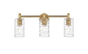 Bathroom Fixtures Three Lights by Innovations ( 405 | 434-3W-BB-G434-7DE Downtown Urban ) 