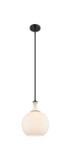 Mini Pendants Glass Down by Innovations ( 405 | 415-1SR-BK-G121-10 Ballston ) 