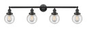 Bathroom Fixtures Four Lights by Innovations ( 405 | 215-OB-G204-6-LED Franklin Restoration ) 