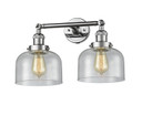 Bathroom Fixtures Two Lights by Innovations ( 405 | 208-PC-G74 Franklin Restoration ) 