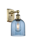 Sconces Single Glass by Innovations ( 405 | 516-1W-AB-G558-6BL Ballston ) 