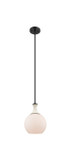 Mini Pendants Glass Down by Innovations ( 405 | 415-1SR-BK-G121-8 Ballston ) 