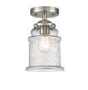 Semi-Flush Mts. Glass Down by Innovations ( 405 | 284-1C-SN-G184 Nouveau ) 