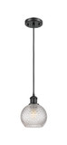 Mini Pendants Glass Down by Innovations ( 405 | 516-1P-BK-G122C-6CL Ballston ) 