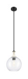 Mini Pendants Glass Down by Innovations ( 405 | 415-1SR-BK-G122-10 Ballston ) 