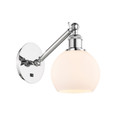 Sconces Single Glass by Innovations ( 405 | 317-1W-PC-G121-6 Ballston ) 