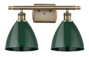 Bathroom Fixtures Two Lights by Innovations ( 405 | 516-2W-AB-MBD-75-GR Ballston ) 