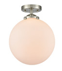 Semi-Flush Mts. Glass Down by Innovations ( 405 | 284-1C-SN-G201-10 Nouveau ) 