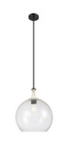 Pendants Glass Down by Innovations ( 405 | 415-1SR-BK-G124-14 Ballston ) 