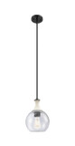 Mini Pendants Glass Down by Innovations ( 405 | 415-1SR-BK-G124-8 Ballston ) 