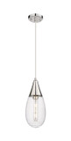 Mini Pendants Glass Down by Innovations ( 405 | 450-1P-PN-G450-6SCL Downtown Urban ) 