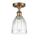 Semi-Flush Mts. Glass Down by Innovations ( 405 | 516-1C-BB-G442 Ballston ) 