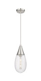 Mini Pendants Glass Down by Innovations ( 405 | 450-1P-SN-G450-6SCL Downtown Urban ) 