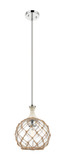 Mini Pendants Glass Down by Innovations ( 405 | 415-1SR-PN-G122-10RB Ballston ) 
