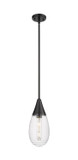 Mini Pendants Glass Down by Innovations ( 405 | 450-1S-BK-G450-6SCL Downtown Urban ) 