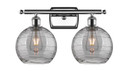 Bathroom Fixtures Two Lights by Innovations ( 405 | 516-2W-PC-G1213-8SM Ballston ) 