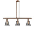Linear/Island 3 Light Bar by Innovations ( 405 | 213-AC-G63-LED Franklin Restoration ) 