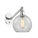 Sconces Single Glass by Innovations ( 405 | 317-1W-PC-G122-8-LED Ballston ) 
