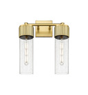 Bathroom Fixtures Two Lights by Innovations ( 405 | 428-2W-BB-G428-12SDY Downtown Urban ) 