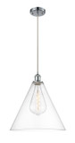 Pendants Glass Down by Innovations ( 405 | 516-1P-PC-GBC-162-LED Ballston ) 
