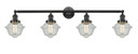 Bathroom Fixtures Four Lights by Innovations ( 405 | 215-OB-G534-LED Franklin Restoration ) 