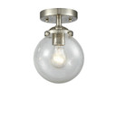 Semi-Flush Mts. Glass Down by Innovations ( 405 | 284-1C-SN-G204-6 Nouveau ) 