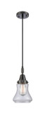 Mini Pendants Glass Down by Innovations ( 405 | 447-1P-BK-G192 Caden ) 