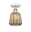 Semi-Flush Mts. Cage by Innovations ( 405 | 288-1C-PC-G146-LED Nouveau 2 ) 