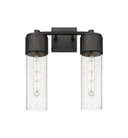 Bathroom Fixtures Two Lights by Innovations ( 405 | 428-2W-BK-G428-12SDY Downtown Urban ) 