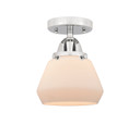 Semi-Flush Mts. Cage by Innovations ( 405 | 288-1C-PC-G171 Nouveau 2 ) 