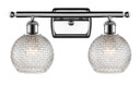 Bathroom Fixtures Two Lights by Innovations ( 405 | 516-2W-PC-G122C-6CL Ballston ) 