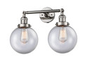 Bathroom Fixtures Two Lights by Innovations ( 405 | 208-PN-G202-8 Franklin Restoration ) 
