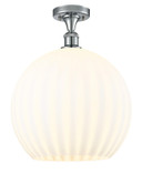 Semi-Flush Mts. Glass Down by Innovations ( 405 | 516-1C-PC-G1217-14WV Ballston ) 