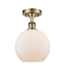 Semi-Flush Mts. Directional by Innovations ( 405 | 516-1C-AB-G121-8-LED Ballston ) 