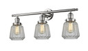Bathroom Fixtures Three Lights by Innovations ( 405 | 205-PN-G142-LED Franklin Restoration ) 