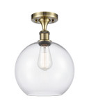 Semi-Flush Mts. Glass Down by Innovations ( 405 | 516-1C-AB-G122-10-LED Ballston ) 