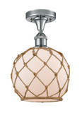 Semi-Flush Mts. Directional by Innovations ( 405 | 516-1C-PC-G121-8RB-LED Ballston ) 