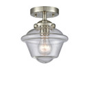 Semi-Flush Mts. Glass Down by Innovations ( 405 | 284-1C-SN-G534 Nouveau ) 