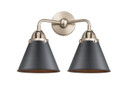 Bathroom Fixtures Two Lights by Innovations ( 405 | 288-2W-SN-M13-BK Nouveau 2 ) 