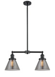 Mid. Chandeliers Glass Down by Innovations ( 405 | 209-OB-G43-LED Franklin Restoration ) 