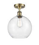 Semi-Flush Mts. Glass Down by Innovations ( 405 | 516-1C-AB-G124-10 Ballston ) 