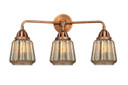 Bathroom Fixtures Three Lights by Innovations ( 405 | 288-3W-AC-G146-LED Nouveau 2 ) 