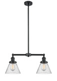 Mid. Chandeliers Glass Down by Innovations ( 405 | 209-OB-G44-LED Franklin Restoration ) 